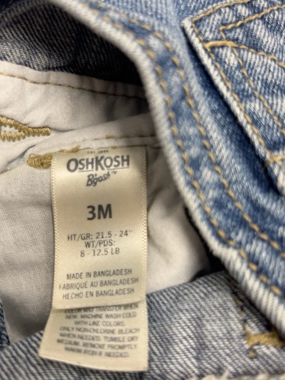 Oshkosh B’Gosh infant overalls